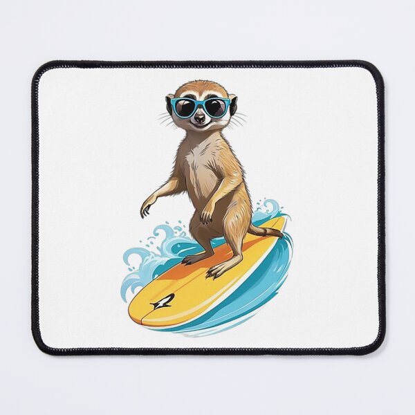 Item preview, Surfing Meerkat designed and sold by likbatonboot.