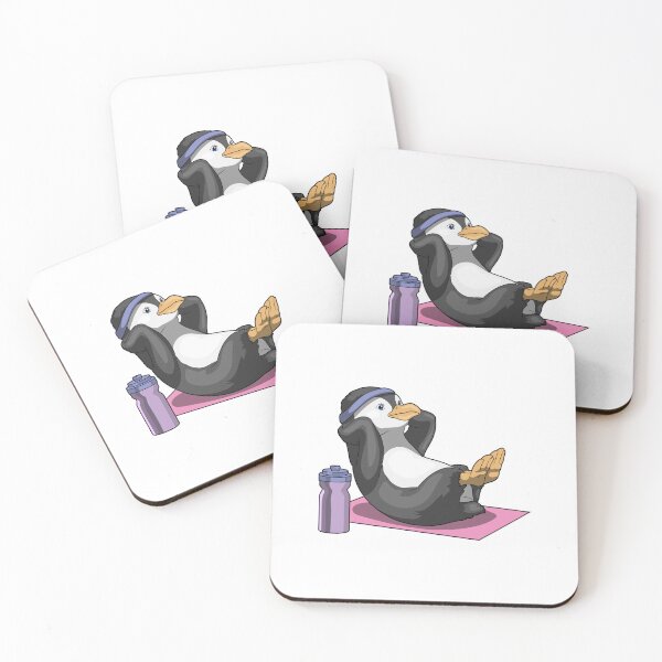 Item preview, Penguin Fitness Sit ups Sports designed and sold by Snabdesign84.