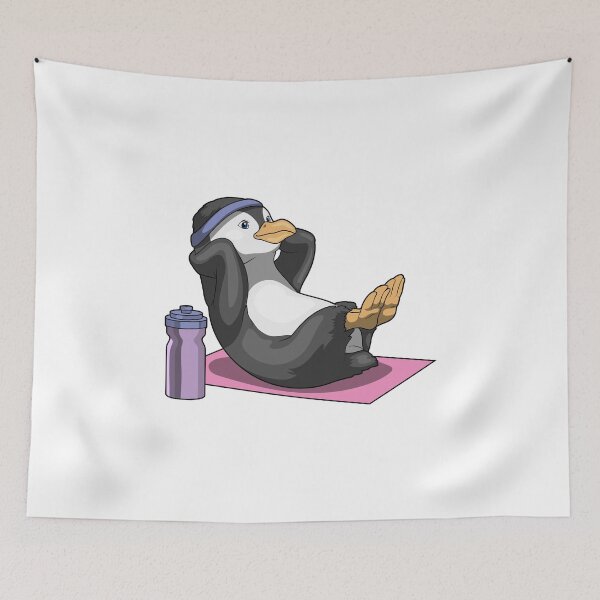 Item preview, Penguin Fitness Sit ups Sports designed and sold by Snabdesign84.