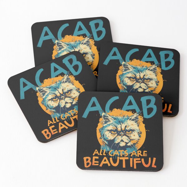 Item preview, ACAB All Cats Are Beautiful designed and sold by PeelZinc.