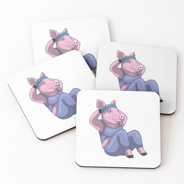 Item preview, Pig Fitness Sit ups Sports designed and sold by Snabdesign84.