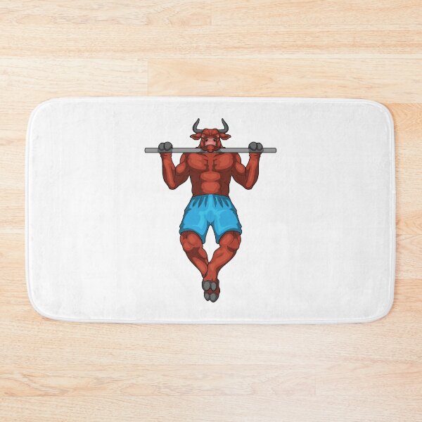 Item preview, Bull Bodybuilder Pull ups Bodybuilding designed and sold by Snabdesign84.