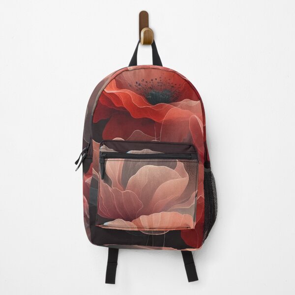 Item preview, Reddish Pastel Poppy Elegance on Dark designed and sold by CardsStudio.