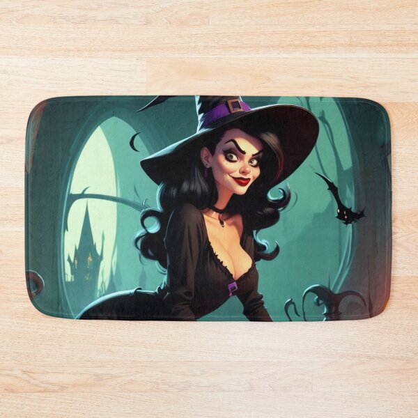 Item preview, Cartoon Pinup Gothic Witch designed and sold by Bunmigraphics .