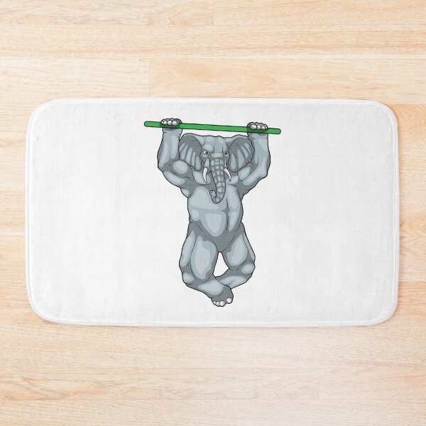 Item preview, Elephant Bodybuilder Pull ups Bodybuilding designed and sold by Snabdesign84.