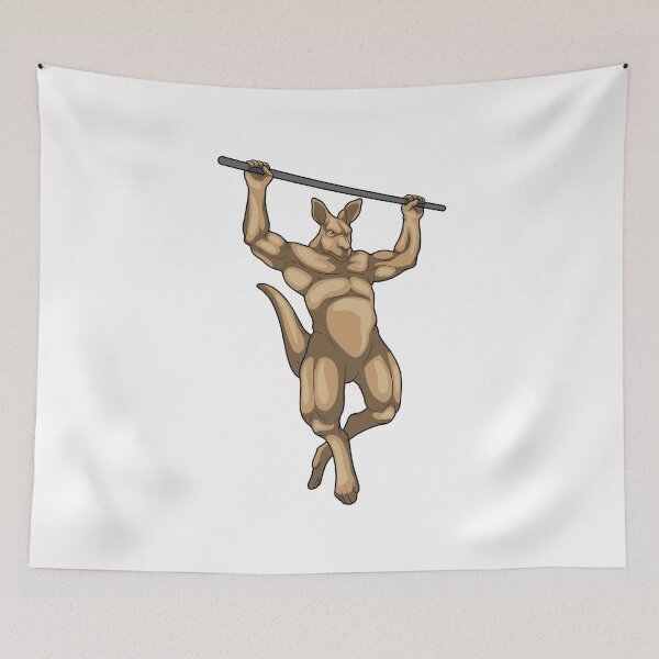 Item preview, Kangaroo Bodybuilder Pull ups Bodybuilding designed and sold by Snabdesign84.