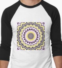 Retro, retro ornament Men's Baseball ¾ T-Shirt