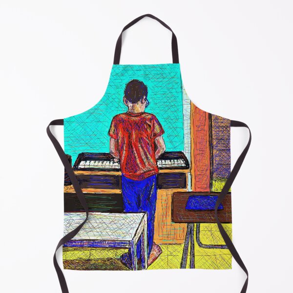 Item preview, The boy at the keyboard designed and sold by SHARON NAKAR.