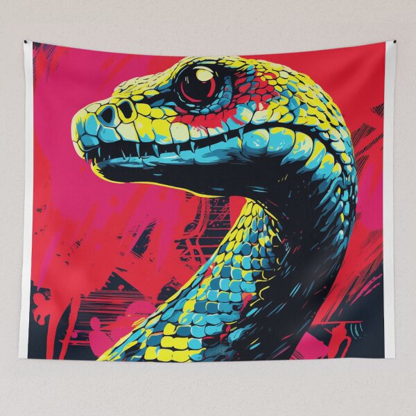 Item preview, Snake Pop Art 1 designed and sold by AstroRisq.