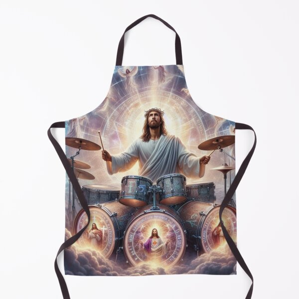 Item preview, "JESUS DRUMMER" : JESUS PLAYING DRUMS designed and sold by Obinne.