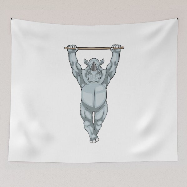 Item preview, Rhino Bodybuilder Pull ups Bodybuilding designed and sold by Snabdesign84.