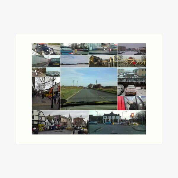 LG Renoir Collage Art Print