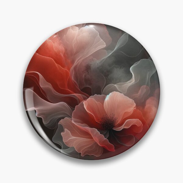 Item preview, Reddish Pastel Poppy Elegance on Dark designed and sold by CardsStudio.