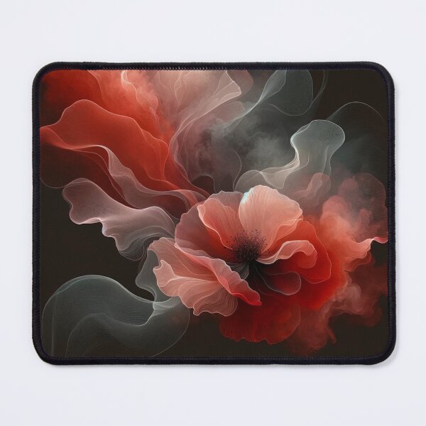 Item preview, Reddish Pastel Poppy Elegance on Dark designed and sold by CardsStudio.