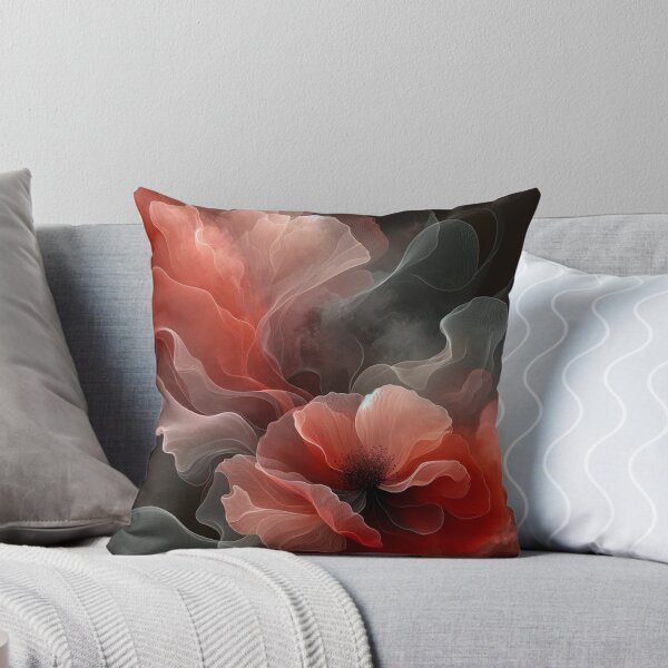 Item preview, Reddish Pastel Poppy Elegance on Dark designed and sold by CardsStudio.