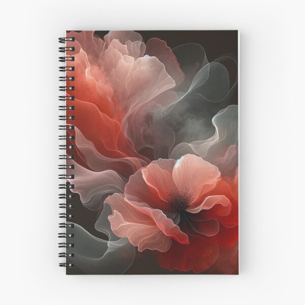 Item preview, Reddish Pastel Poppy Elegance on Dark designed and sold by CardsStudio.