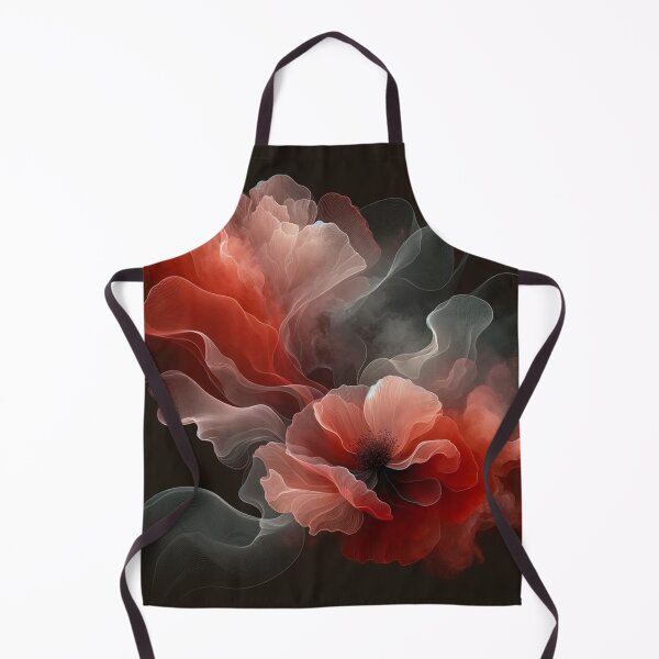 Item preview, Reddish Pastel Poppy Elegance on Dark designed and sold by CardsStudio.