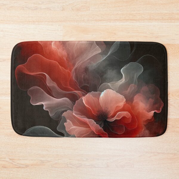 Item preview, Reddish Pastel Poppy Elegance on Dark designed and sold by CardsStudio.