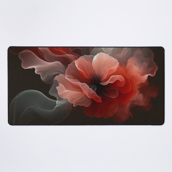 Item preview, Reddish Pastel Poppy Elegance on Dark designed and sold by CardsStudio.