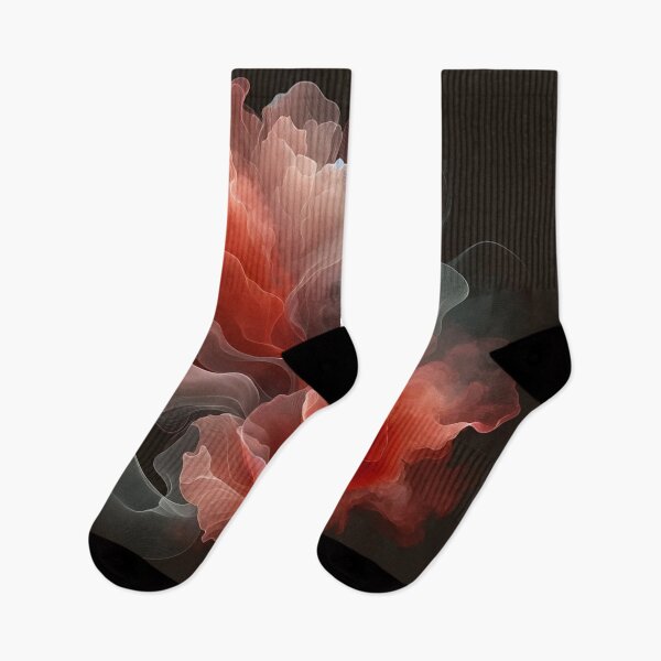 Item preview, Reddish Pastel Poppy Elegance on Dark designed and sold by CardsStudio.