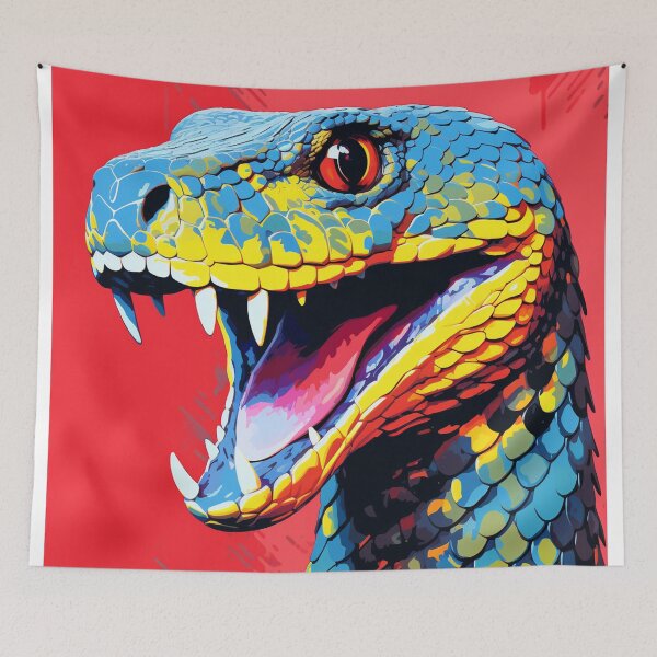 Item preview, Snake Pop Art 2 designed and sold by AstroRisq.