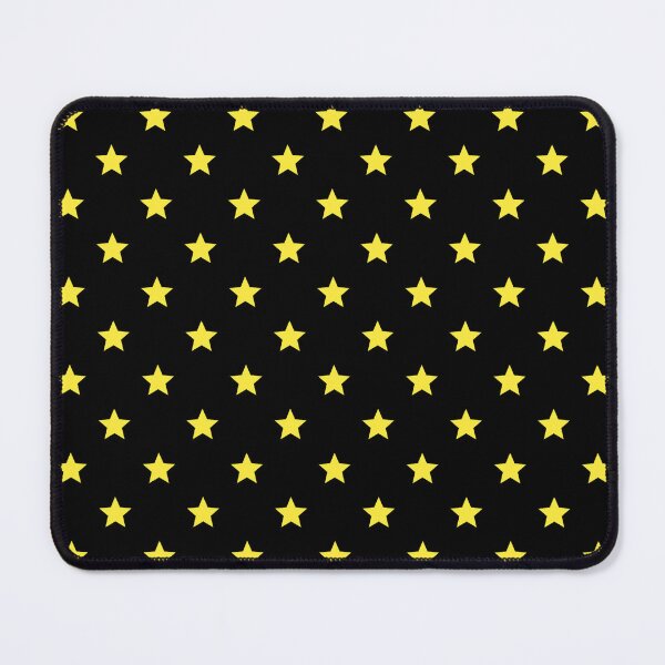 Item preview, Black Yellow Star Luxury Elegance Art Deco Classic Glimmer Gala Pattern designed and sold by PenguinForests.