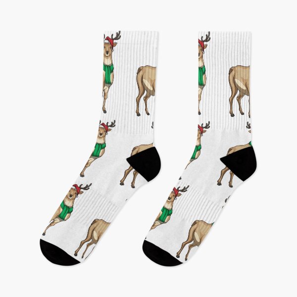 Artikelvorschau, Renntier Weihnachten Schal entworfen und verkauft von Snabdesign84.