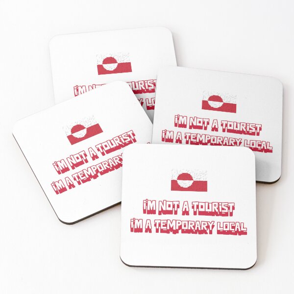 Item preview, I'm Not A Tourist Greenland Kalaallit Nunaat Arctic Travel Destination  designed and sold by GraTEEtude.