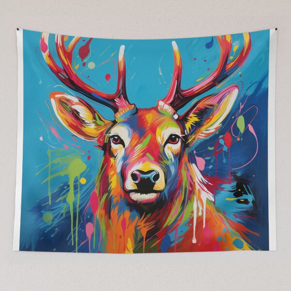 Item preview, Stag Pop Art 1 designed and sold by AstroRisq.