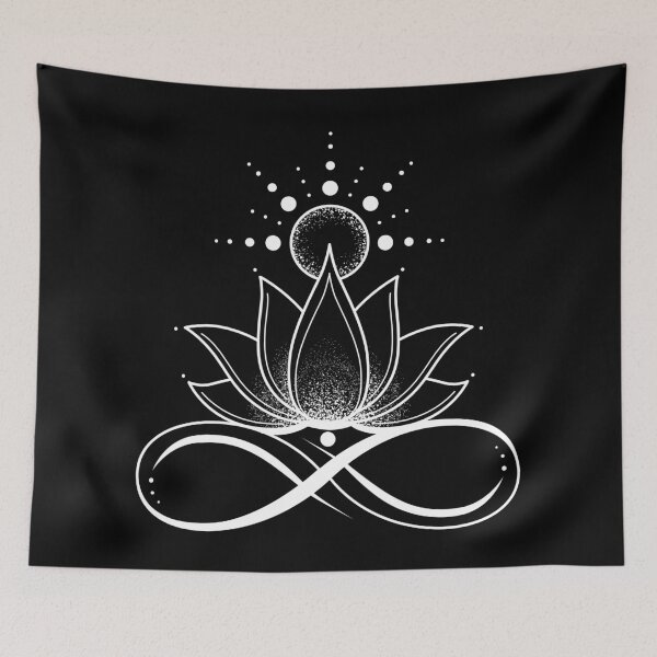 Item preview, Lotus flower & infinity sign 02 designed and sold by Audrey Janvier | AJD.