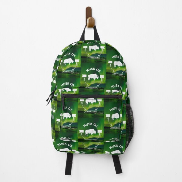 Item preview, Greenland Musk Ox With Northern Lights Aurora Borealis Arctic Travel Destinations designed and sold by GraTEEtude.