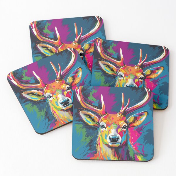 Item preview, Stag Pop Art 2 designed and sold by AstroRisq.