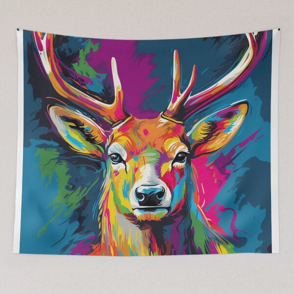 Item preview, Stag Pop Art 2 designed and sold by AstroRisq.