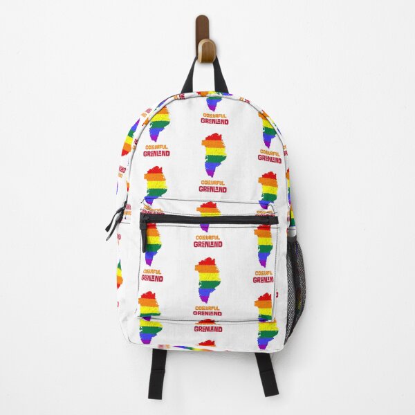 Item preview, Colorful LGBTQ Greenland Map Arctic Travel Destinations Greenlander designed and sold by GraTEEtude.