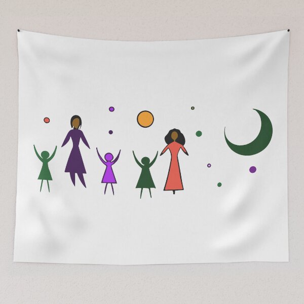 Item preview, Galactic Sisterhood: A Celestial Tribute to International Women's Day designed and sold by FEBRICAST.