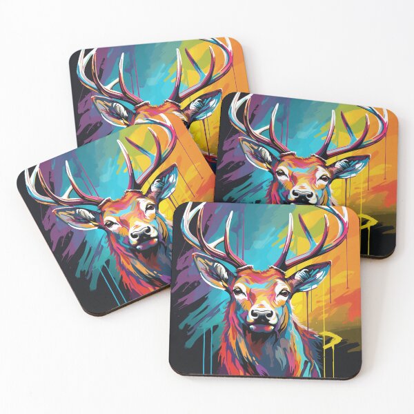 Item preview, Stag Pop Art 4 designed and sold by AstroRisq.