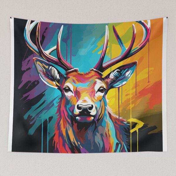 Item preview, Stag Pop Art 4 designed and sold by AstroRisq.