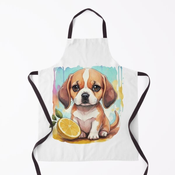 Item preview, Lemon Beagle Puppy Watercolour designed and sold by Krieghorn.