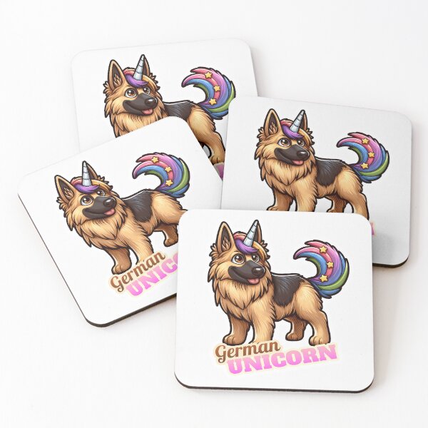Item preview, German Shepherd Unicorn designed and sold by ThisDress.