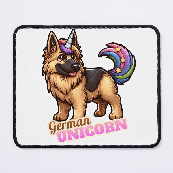 Item preview, German Shepherd Unicorn designed and sold by ThisDress.