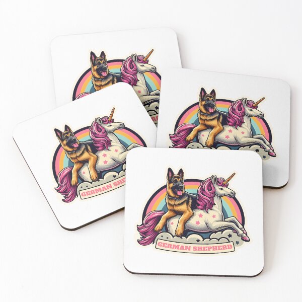 Item preview, German Shepherd and a Unicorn designed and sold by ThisDress.