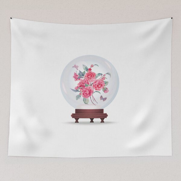 Item preview, Camellia flower bouquet globe designed and sold by marahhoma.