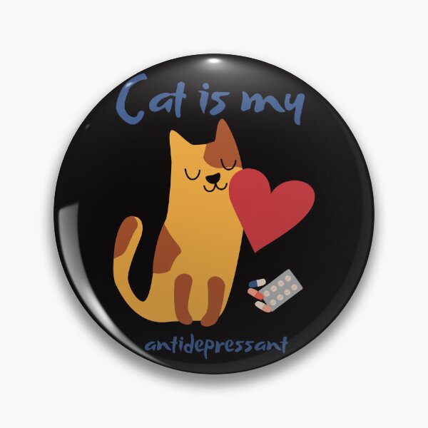 Item preview, Cat is my Antidepression designed and sold by AnulaArt.