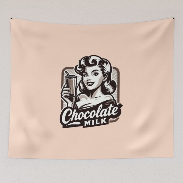Artikelvorschau, Retro Beverage - Chocolate Milk entworfen und verkauft von MugshotsAndMore.