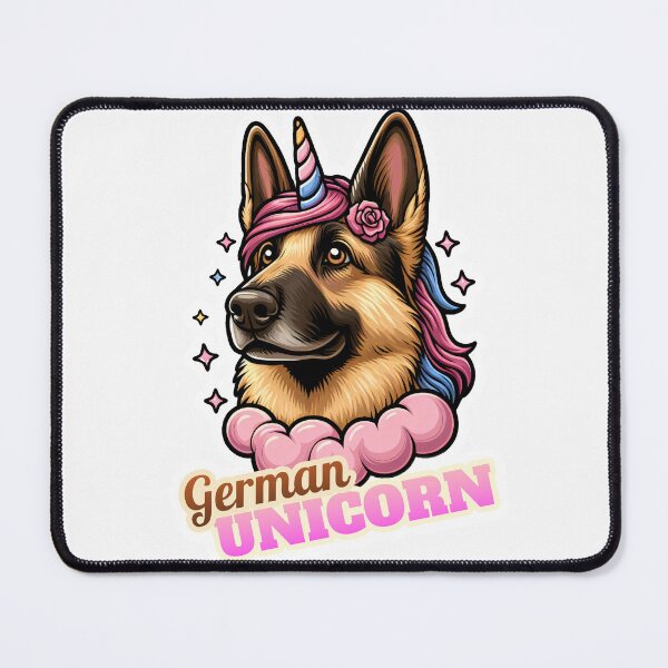 Item preview, German Shepherd Unicorn designed and sold by ThisDress.