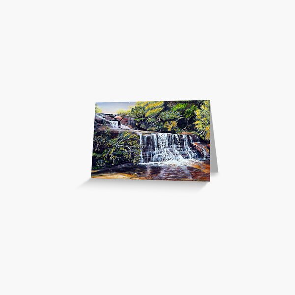 The Cascades, Blue Mountains Greeting Card