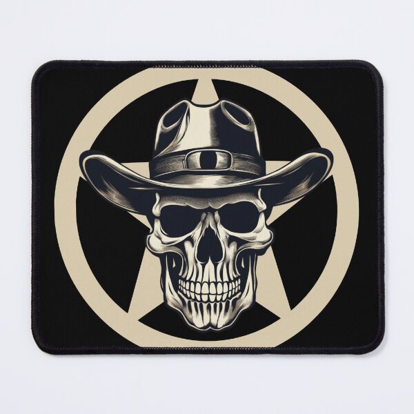 Item preview, cowboy skull designed and sold by darkthings design.