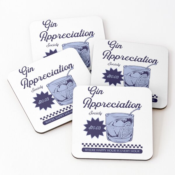 Item preview,  Gin appreciation society, mothers day designed and sold by wittyprinttop.