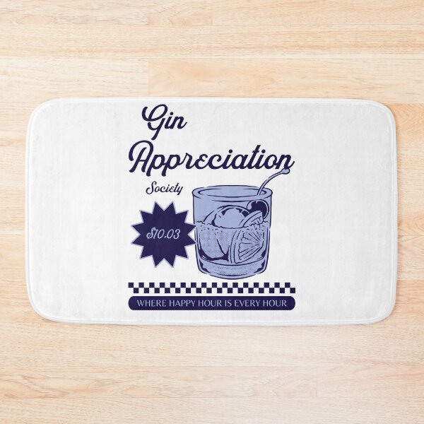 Item preview,  Gin appreciation society, mothers day designed and sold by wittyprinttop.