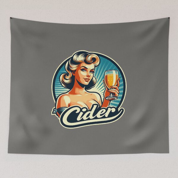 Item preview, Retro Beverage - Cider designed and sold by MugshotsAndMore.